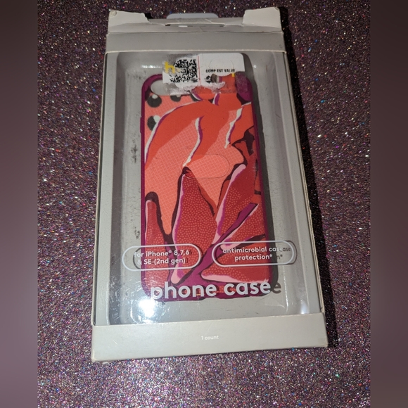 iPhone 8, 7, 6 SE 2nd gen heyday Phone Case antimicrobial case protection Purple - Picture 2 of 6